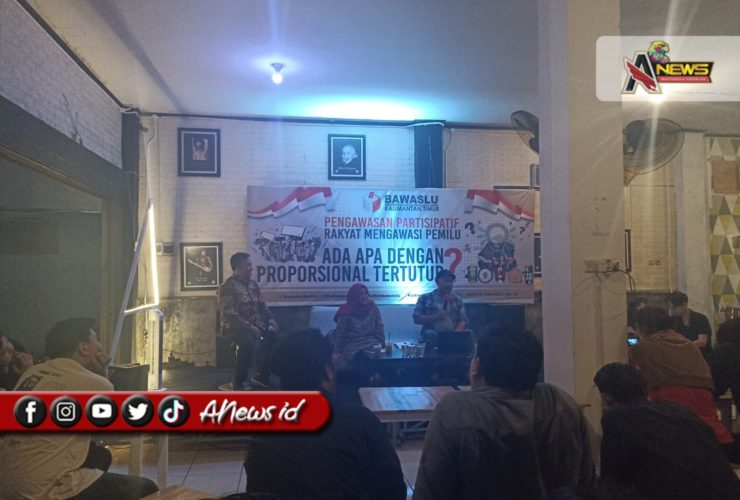 (Foto: suasana diskusi publik bersama Mahasiswa yang dilaksanakan oleh Bawaslu Kaltim/Yud)