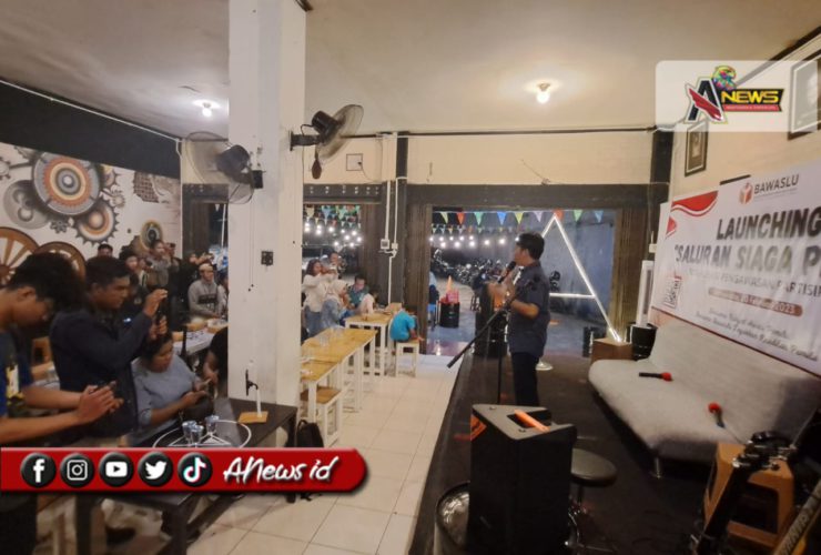 (Foto: Suasana launching Saluran Siaga Pemilu oleh Bawaslu Kaltim/Yud)