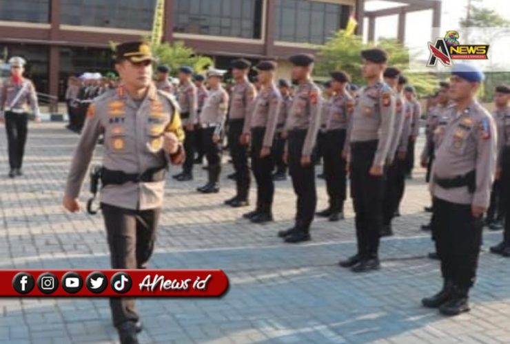 (Foto: Kapolresta Samarinda, Kombes Pol Ary Fadly saat memimpin apel operasi zebra 2023/Humas Polresta Samarinda)