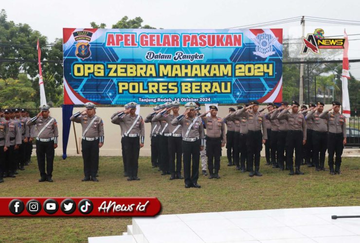 Disiplin Berkendara Jadi Prioritas, Polres Berau Luncurkan Operasi Zebra Mahakam 2024