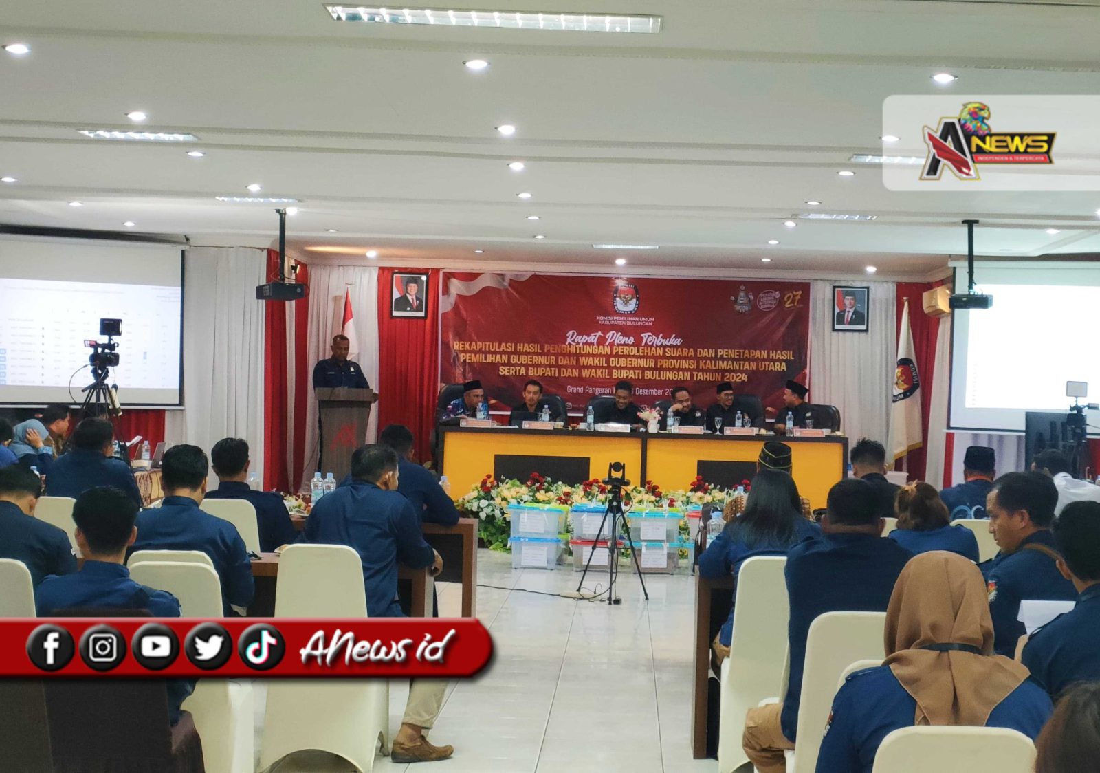 Hasil Rekapitulasi Pilgub Kaltara di Kabupaten Bulungan, Zainal- Ingkong Unggul