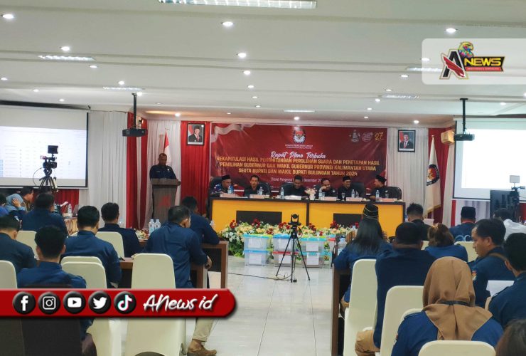 Hasil Rekapitulasi Pilgub Kaltara di Kabupaten Bulungan, Zainal- Ingkong Unggul